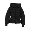 Moncler Black Nylon Nesene Down Jacket In Black