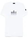 Moncler Gradient Logo T-shirt In White
