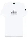Moncler Gradient Logo T-shirt In White