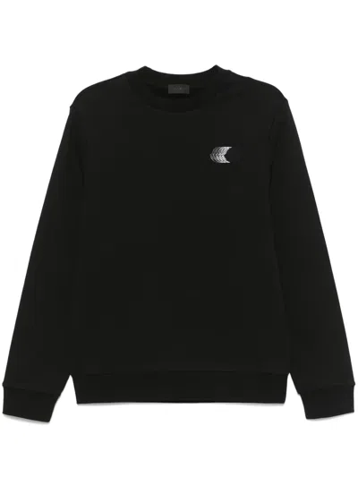 Moncler Ausgeblichenes Sweatshirt In Schwarz