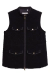 Moncler Fallavier Virgin Wool Down Vest In Black