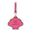 Moncler Fan Shell Key Ring In Pink