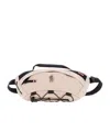 Moncler Fanny Pack With Logo Buckle In Pink