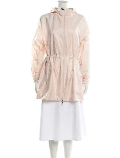 Pre-owned Moncler Faux Fur Jacket W/ Tags In Pink