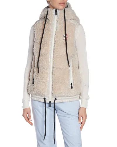 MONCLER FAUX FUR VEST