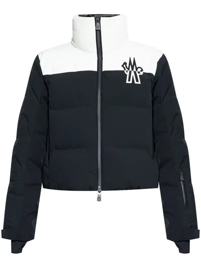 Moncler Feather-down Puffer Jacket In Black