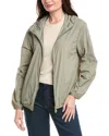 Moncler Fegeo Hooded Jacket In Green