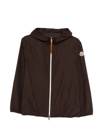 Moncler Fegeos Blouson Jacket In Brown