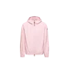 Moncler Fegeos Hood Jacket Lightweight Elasticated Cuffs In Pink