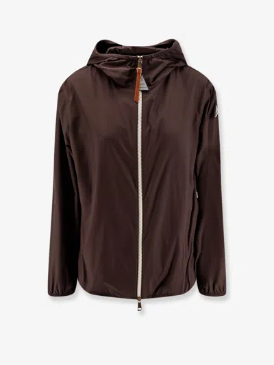 Moncler Fegeos Recycled Polyester Jacket In Brown