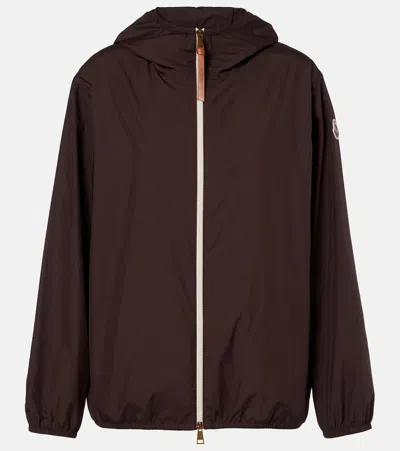 Moncler Fegeos Technical Jacket In Brown