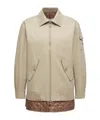 Moncler Felci Padded Cotton Jacket In Neutral