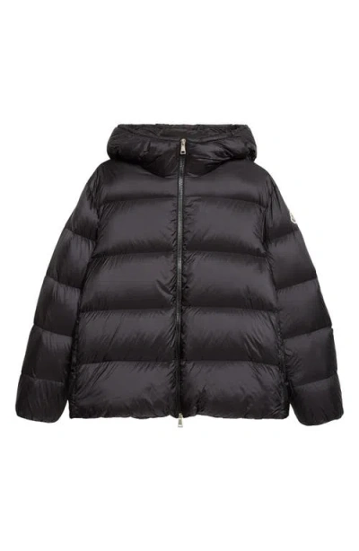 Moncler Feligule Water Repellent Down Puffer Jacket In Black