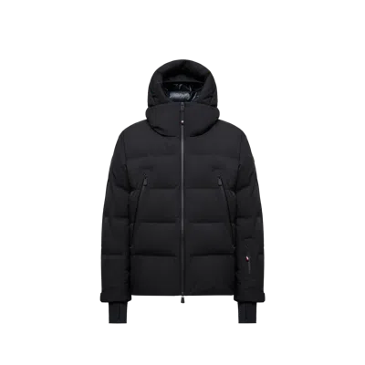 Moncler Fellberg Hooded Insulated Ski Jacket, Men, Black, Size: 3