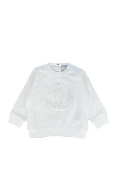 Moncler Kids' Felpe In White