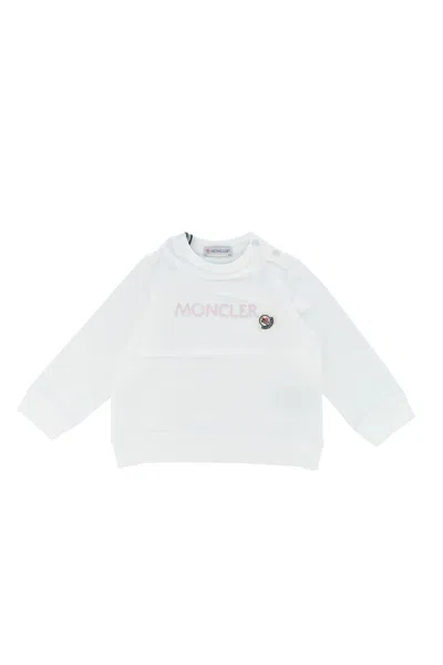 Moncler Kids' Felpe In White
