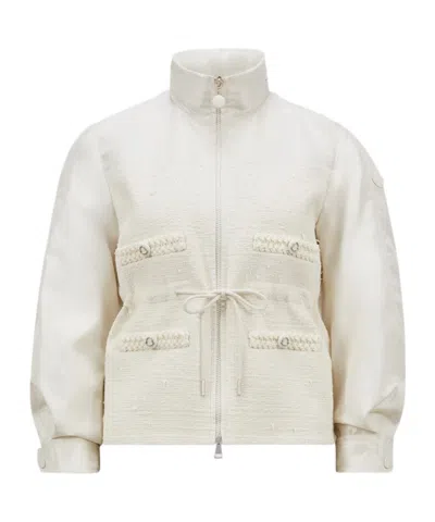 Moncler Fermont Hooded Field Jacket In Neutral