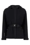 Moncler Stretch Nylon Jacket Adjustable Belt