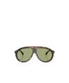 Moncler Fhaite Sunglasses In Dark Tortoise