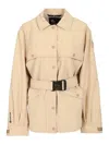 Moncler Kaeng Shell Shirt Jacket In Sand