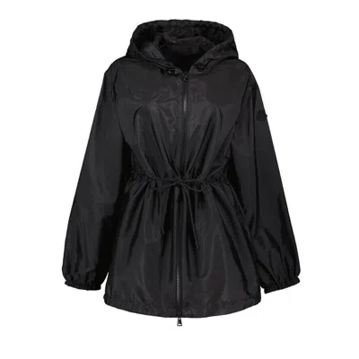 Moncler Vorassy Packable Hooded Cape Black
