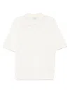 Moncler Fein Gestricktes Poloshirt In Nude