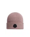 Moncler Wool Blend Beanie In Nude