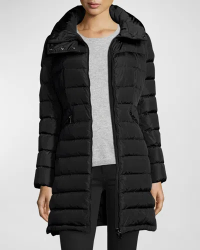 Moncler Flammette羽绒大衣 In Black