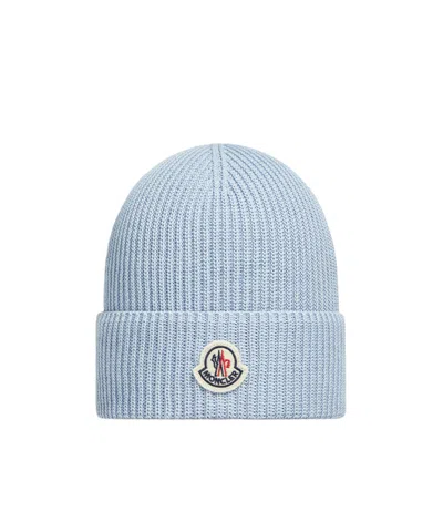 Moncler Flanged Cap In Blue