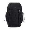 Moncler Logo-patch Backpack In Black