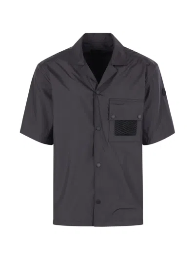 Moncler Flap-pocket Shirt In Gray