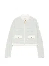 Moncler Flap-pockets Jacket In Blue