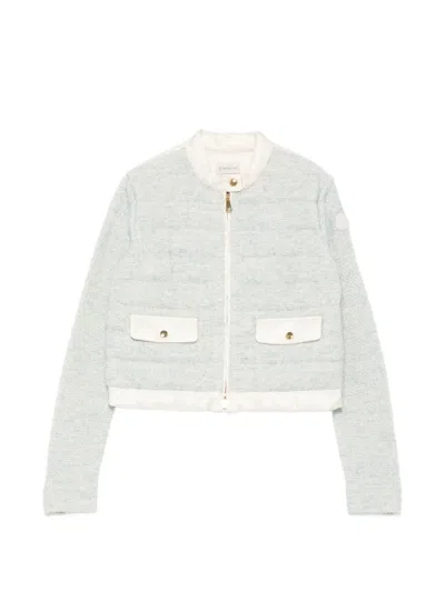 Moncler Flap-pockets Jacket In Blue