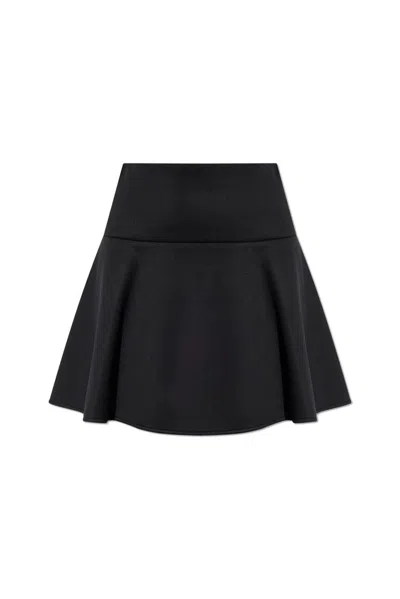 Moncler Neoprene Mini Skirt In Black