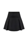 Moncler Neoprene Mini Skirt In Black