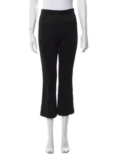 Pre-owned Moncler Flared Pants In Black