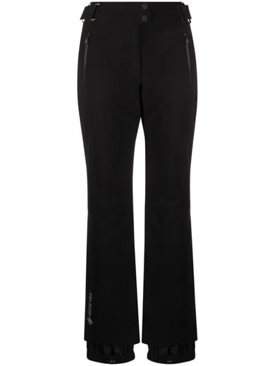 Moncler Flared Ski Trousers In Black