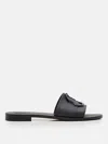 Moncler Flat Sandals Woman  In Black