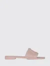 Moncler Bell Slip-on Sliders In Pink