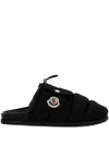 Moncler Flat Shoes In Black