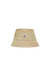 Moncler Logoed Bucket Hat In Nude