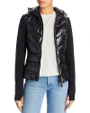 Moncler Womens Black Funnel-neck Brand-patch Regular-fit Shell-down Jacket In Black
