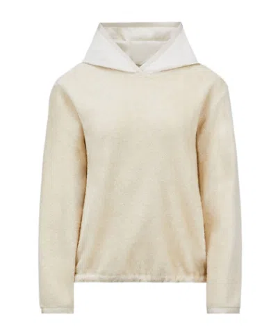 Moncler Fleece Hoodie In Multicolor