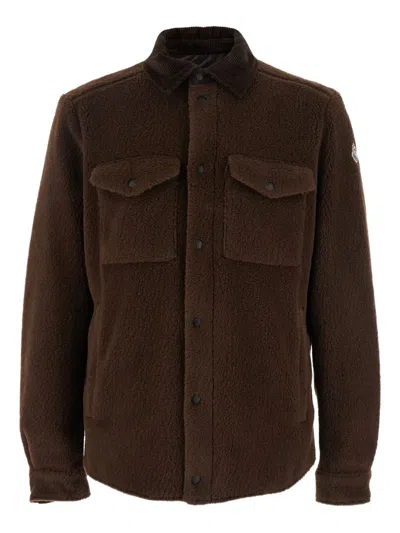 MONCLER FLEECE SHIRT JACKET
