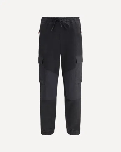 Moncler Fleece Track Pants In Blue