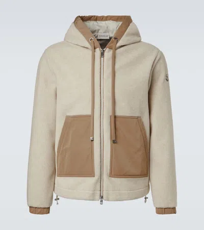 MONCLER FLEECE ZIP-UP HOODIE