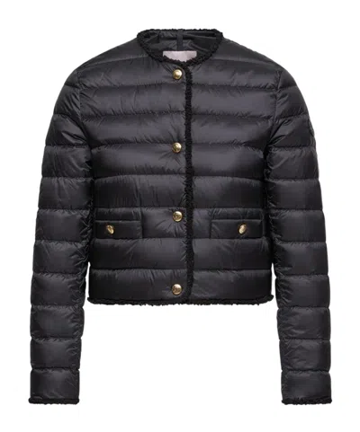 Moncler Women Fleurs Down Jacket Black