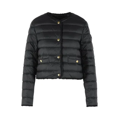 Pre-owned Moncler Fleurs Jacket 'black' | Women's Size 2
