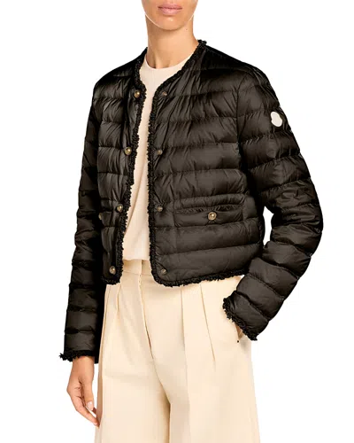 Moncler Fleurs Jacket In Brown