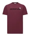 Moncler Mens Miscellaneous Flocked-logo Badge Short-sleeve Cotton-jersey T-shirt Xxl In Red